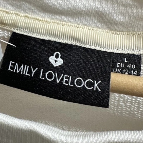 Emily Lovelock - Anthropologie White & Cream Puff Sleeve Top - Picture 7 of 9